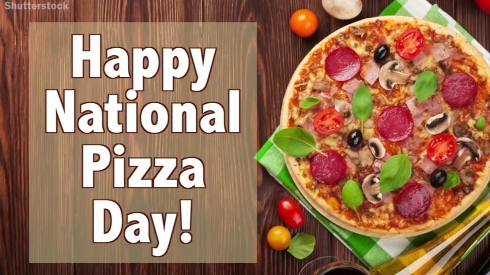 It’s National Pizza Day!